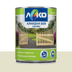 Alkyd paint for metal and wood Slightly satin - 650ml, beige