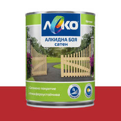 Alkyd paint for metal and wood Slightly satin - 650ml, cherry