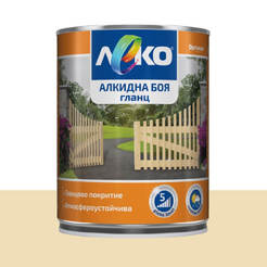 Alkyd paint for metal and wood Slightly glossy - 650ml, RAL 1015 light ivory