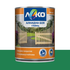 Alkyd paint for metal and wood Slightly glossy - 650ml, RAL 6029 green mint