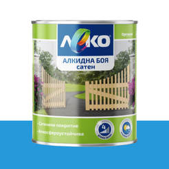 Alkyd paint for metal and wood Light satin - 2.5l, blue ORGAHIM