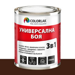 Universal paint 3 in 1 Universal S2130 chocolate gloss C2430 500ml COLORLAK