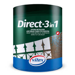 Enamel for metal Direct 3in1 750ml color white 10 VITEX