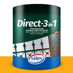 Enamel for metal Direct 3in1 750ml color yellow 26 VITEX