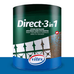 Эмаль по металлу Direct 3в1 750мл цвет светло-голубой 78 VITEX