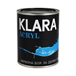 Акрилна боя за дърво и метал Klara Acryl 900мл База С