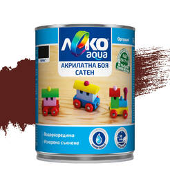 Acrylic satin paint Aqua - 700ml, brown