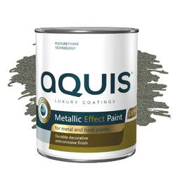 Water-based paint with metallic effect - 650 ml, anti-corrosion, antique gray