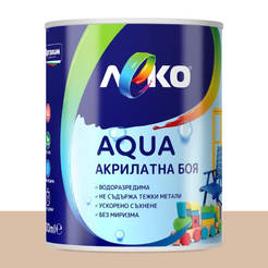 Акриловая сатиновая краска Leko Aqua - 600мл, кашемир