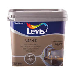 Защитен лак за стени Levis Vernis - 0.75л, безцветен, водоразредим