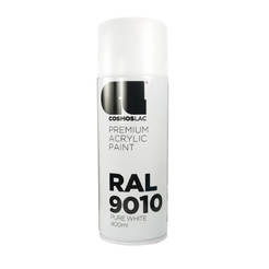 Spray acrylic paint Cosmos 301 RAL 9010 White matt 400ml
