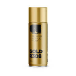 Ефектна спрей боя Cosmoslac R 308 Gold светло злато 400мл