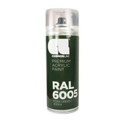 Spray acrylic paint Cosmos 314 RAL 6005 dark green 400ml