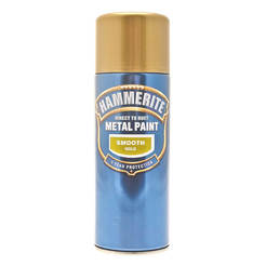 Краска-спрей Hammerite gloss gold 0.4л