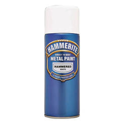 Spray paint Hammerite white hammer effect 0.4l