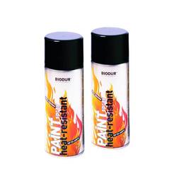 Heat-resistant spray 400ml Biodur 600°C black 1pc+1pc gift