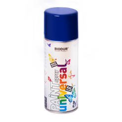Spray paint universal, gloss bright blue RAL 5010 Biodur 400ml