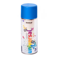 Spray paint universal, gloss light blue RAL 5015 Biodur 400ml