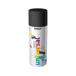 Spray paint RAL 9005 black gloss 400ml Biodur