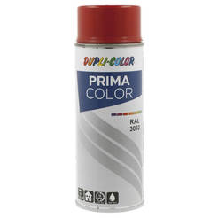 Спрей за боядисване спрей боя Prima Color 400мл RAL 3002 тъмночервен