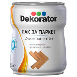 Лак полиуретановый для паркета Dekorator матовый 0,65 л двухкомпонентный