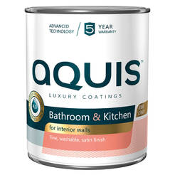 Paint for bathrooms and kitchens - 0.650 l, white