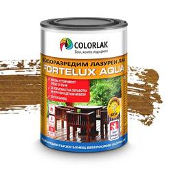 Water-based azure varnish for wood Fortelux Aqua C0026 oak 2.5 l