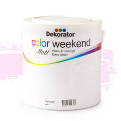 Latex Color Weekend Сиреневый цвет 2.5л матовый