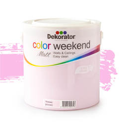 Латекс Color Weekend Нежно розово 2.5л мат