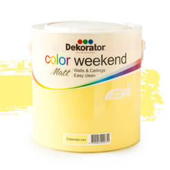 Латекс Color Weekend Слънчев лъч 2.5л мат