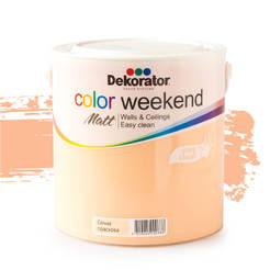Латекс Color Weekend Сочна праскова 2.5л мат