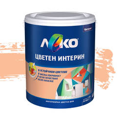 Interior paint - Latex Leko Intern, papaya 2.5l