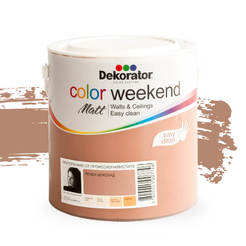 Латекс Color Weekend Течен шоколад 2.5л мат