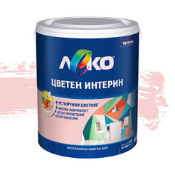 Interior paint - Latex Leko Intern, coral reef 2.5l