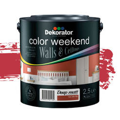 Матовый цветной латекс Ча-ча-ча 2.5л ColorWeekend Deep Matt