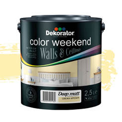 Цветен латекс Мат Свежа фрезия 2.5л ColorWeekend Deep Matt