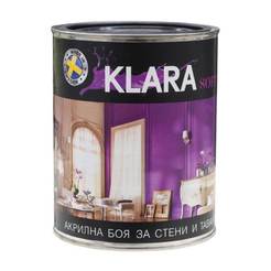 Interior toning paint Klara Soft Base A white matt 900ml