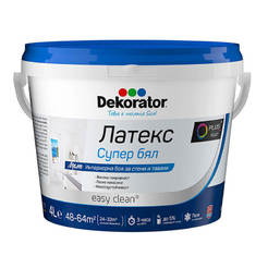 Latex for toning base transperant - interior Dekorator super white 4l