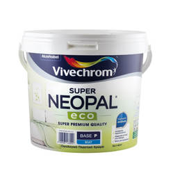 Ecological interior paint Super Neopal Eco base P - 10 l, resistant to washing