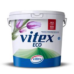 Интериорна антимикробна боя Vitex Satin Eco База бяла BW 9.8л