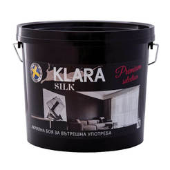 Интериорна aкрилна боя Klara Silk Сатен 2.7л за тониране база А