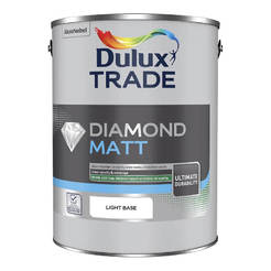 Краска для внутренних работ, 5 л, Dulux Diamond Matt, белая основа, DULUX