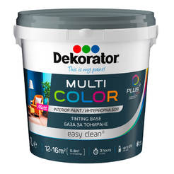 Колеровочная краска для интерьера Multi Color база D 1л Dekorator база D