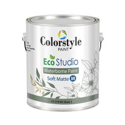 Interior ecological paint 2.94l CS219 Eco Studio soft matte base white COLORSTYLE