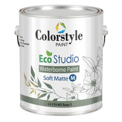 Боя интериорна винилна 9.80л CS219 Eco Studio soft matte база бяла COLORSTYLE