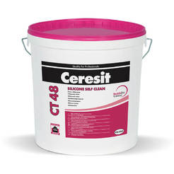 Silicone paint for facades and interiors of buildings ST 48 base white 15l CERESIT