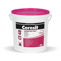 Silicone paint for facades and interiors of buildings ST 48 base transparent 15l CERESIT