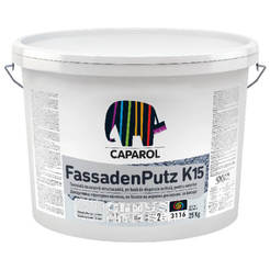 Polymeric plaster white 25kg Fassadenputz R20 2mm CAPAROL