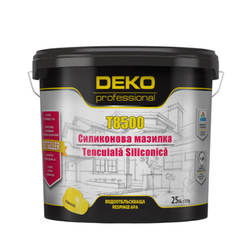 Silicone plaster white 25kg scratched 1mm Deko Professional