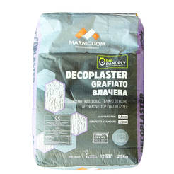 Dry cement plaster 25 kg drawn 2.4 mm Grafiato Standard